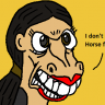 Bug Eyed Horse Face Donkey Teeth Commie Dumb CUNT